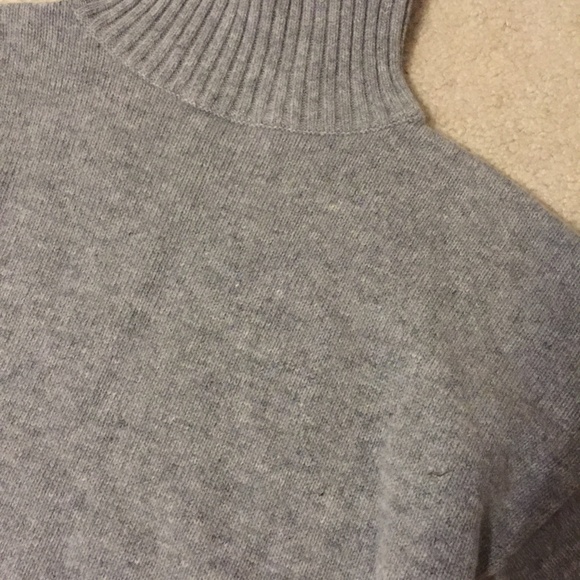 Korean Gray Turtleneck Sweater - Picture 2 of 3